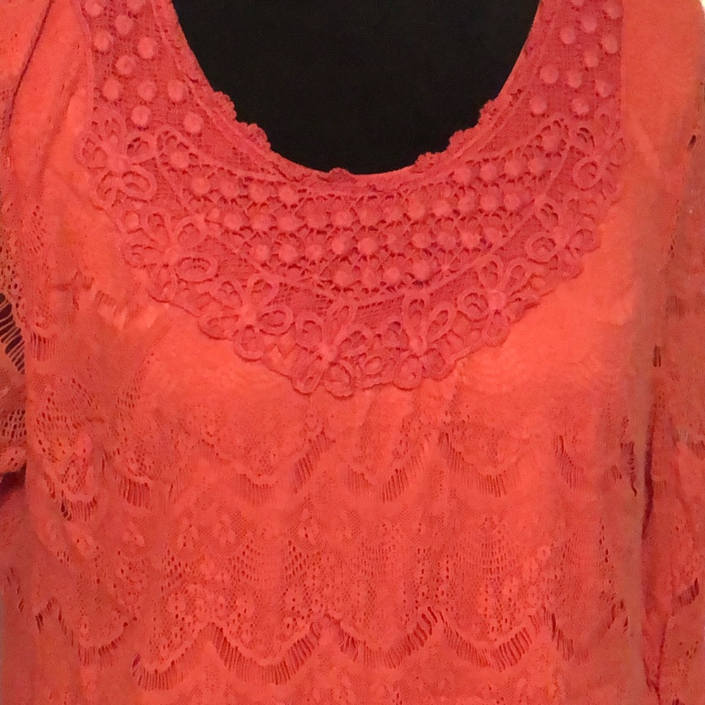 Style and Co XL Coral Tunic